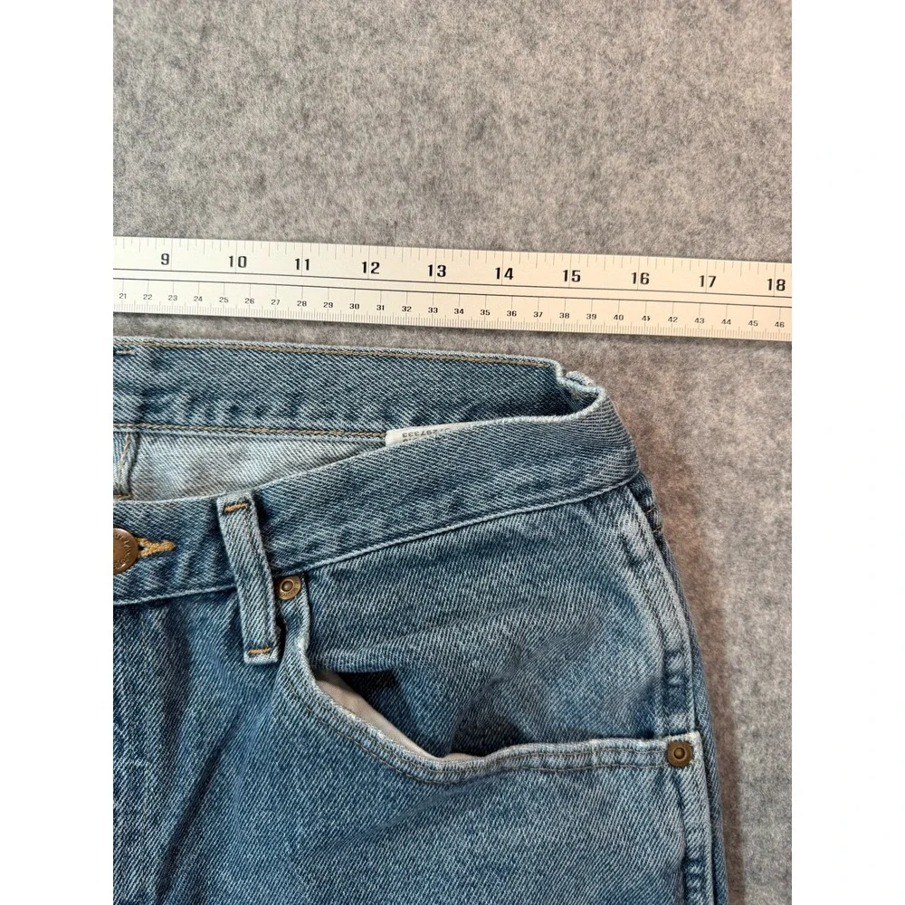 Vintage Wrangler Mens Regular‎ Fit Blue Jeans 33x30 Medium Wash Denim Pants